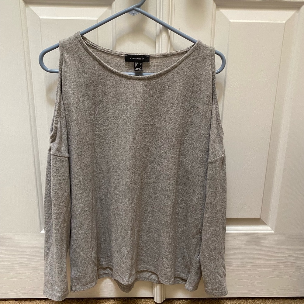 Atmosphere long sleeve gray sweater size 6